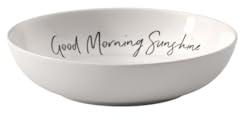 Villeroy & Boch Statement, Cuenco Plano Good Morning Sunshine, ⌀18 Cm, Porcelana Premium, Blanco