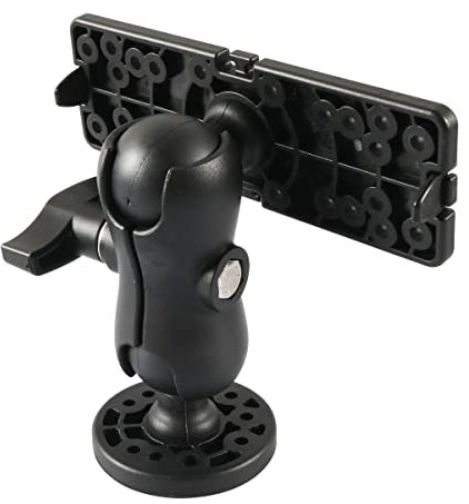 Mnueeop Support de Sondeur de Bateau Support de Base de Sondeur de Profondeur à 360 DegréS Support de DéTecteur de Poissons Universel Plaque de Carte GPS
