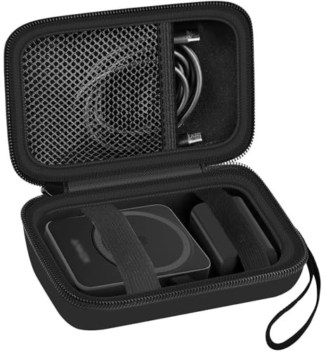 Case for Anker MagGo 3-in-1 Charging Station, MagSafe Wireless Charger Stand, Foldable Magnetic Charging Station Storage Holder Bag for Apple Watch USB-C Charger Cable and Adapter, Box Only (Black)