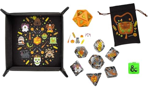 Halloween – Halloween Dice Game Advent | Hallowée Sammlerspielzeug | Gruselige Würfel für Brettspiele, Urlaubsspaß für Erwachsene, l