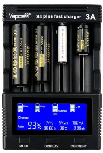 Ladegerät Analyzer Li-ion/NI-MH AA AAA Batterie Tester 18650 21700 Ladekapazitätstest interner Widerstand Entladung Erfrischungszyklus Modus professionelles Hobby Ladegerät Enova LCD Display