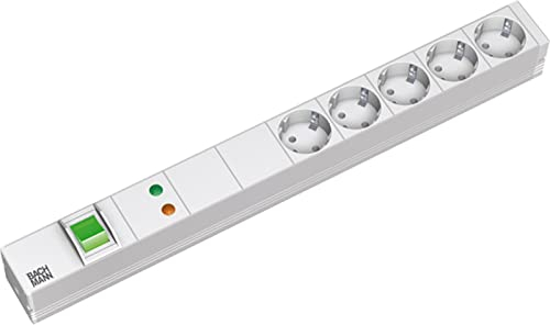 Bachmann 333.403 Steckdosenleiste 5-fach, Grau