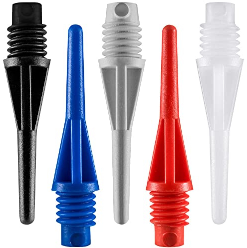 500 kurze Spitzen für elektronische Dartscheibe, schwarz/schwarz