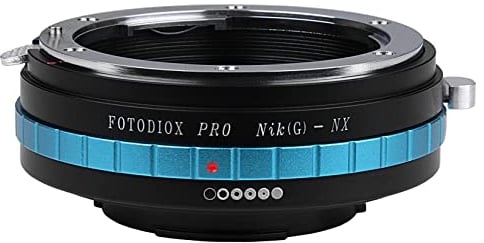 Fotodiox Pro Lens Mount Adapter Compatible with Nikon F-Mount G-Type Lenses on Samsung NX Mount Cameras
