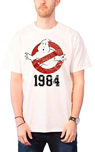 Ghostbusters 1984 Männer T-Shirt weiß Fan-Merch, Filme, TV-Serien
