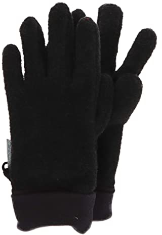 Sterntaler Unisex Kinder Fingerhandschuhe aus Microfleece, mit Elastischem Bündchen Handschuhe, Anthrazit Melange, 5