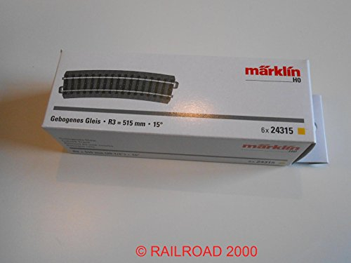 Märklin 6X 24315 - gebogenes C-Gleis R3 15° in OVP