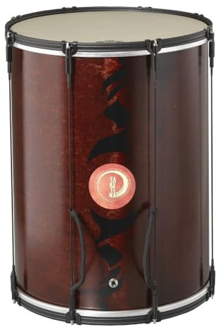 Remo World Percussion Surdo Mother Drum - Antique Brown Finish - Acousticon Kessel - Ambassador Nuskynfell - 18x24 - SU-1824-81