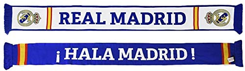 REAL MADRID BUFANDA DOBLE CIRCULAR Nº 1 BLANC