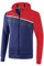 Erima Herren 5-C Trainingsjacke mit Kapuze, new navy/rot/weiß, S