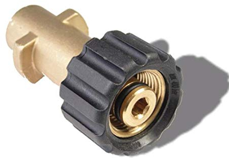 PremiumPlus!+ Adapter für Kränzle Hochdruckreiniger-Zubehör Professional/Industrial mit M22x1,5 Innengewinde : Bajonett für Kärcher Hochdruckreiniger K2 K3 K4 K5 K6 K7 von ONE! - Made in Germany