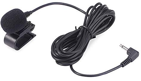 LEXXSON - Micrófono Externo portátil para automóvil de 3.5 mm para Radio estéreo para automóvil Bluetooth | 50 Hz-20 kHz Micrófono Externo para Reproductor de GPS Audio DVD habilitado