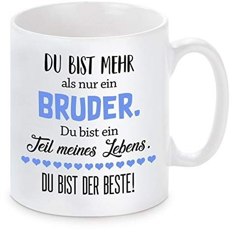 Herzbotschaft Tasse mit Motiv - Du bist mehr als nur...