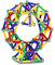 Jvchengxi 144 Pezzi Bastoncini Magnetici, Giocattoli Magnetici da Costruzione, Puzzle Blocchi Gioco Impilabile Magnete Kit Costruzione Giocattoli Educativi per Adulti & Bambini