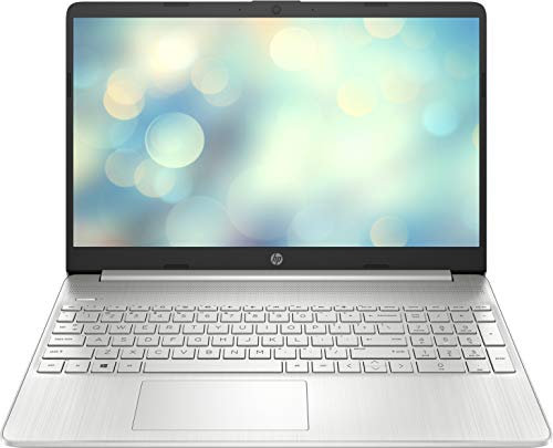 HP 15s-fq2040ns - Ordenador portátil de 15.6 FullHD (Intel Core i3-1115G4, 8GB de RAM, 256GB SSD, Intel UHD Graphics, Sin sistema operativo ) Plata - teclado QWERTY Español