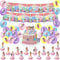 RZDQZY Decorazione Compleanno Roblox Palloncini Striscioni Torta Toppers per Bambini Multicolore