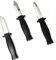 3 Pack of Toy Joke Fake Plastic Retractable Trick Gag Knife Game Halloween Slasher Cosplay Costume Accessory Knives