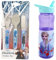 Disney II Frozen 3 Piece Cutlery Set – Metal, Reusable Children's Knife, Kids-Size, 18/8 & Frozen Water Bottle with Straw – Reusable Kids 600ml PP – in Purple – Official Merchandise by Polar Gear