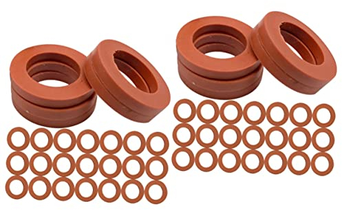 Cabilock 100pcs Garden Hose Washers Rubber Washer Hose Repair Kit for outside Tap