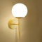 KRUIHAN Moderne Gold Wandleuchten,Innenwandbeleuchtung Leuchten mit Glasschirm,LED Wandleuchten Wandleuchten Wandleuchte für Schlafzimmer Nachttisch Flur Wohnzimmer (Stil C,Gold)