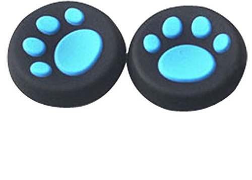 10 Stücke Joystick Kappen, Thumbstick Kappen Grip Joystick Abdeckung Joystick Kappen Switch Analog Stick Kappen Thumb Grip Caps Katzentatze Silikon Joycon Daumengriffkappen für Controller