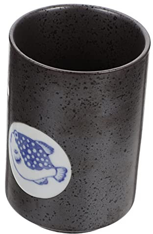 MAGICLULU Japanese Tea Cup Ceramic Tea Container 300ml Retro Rough Pottery Mug Rustic Ceramic Mug for Home