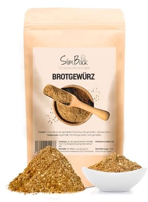 Premium Brotgewürz 100g - Kernig aromatische Brot Gewürzmischung für den typischen Geschmack - Selber Backen ohne Zusatzstoffe | 100% natürlich | Klassische Mischung - Koriander Fenchel Kümmel Anis