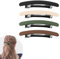 4 Stücke Haarspangen Damen,SRLWMYI Haarspange Automatisch Groß Klassische,Französische Stilvoll Hair Clip,Haarspange Damen für Feines Haar und Mitteldickes Haar,Vier Farben.