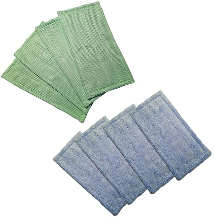 8 pezzi panni per la pulizia in microfibra, mop, panni in microfibra, compatibili con Vorwerk Folletto SP600 / SPB100 / VB100
