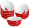 VEWEET, Serie CHRISTMASTREE, Müslischalen Weihnachten 6er-Set, 720 ml Müsli-Schüsseln Weihnachten, Weihnachtsgeschirr aus Porzellan, Müslischüsseln, Suppenschalen für Suppe, Salat, Obst usw