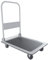Carrello Richiudibile Pieghevole Tuttofare Portata 150 Kg 4 Ruote Carrellino Trasportatore A Piattaforma Pianale In Acciaio Rivestimento Antiscivolo Portapacchi Trasporto 82 x 48 x 72 Cm (Nero)