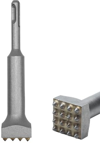 Marteau Burin Électrique Boucharde Béton SDS-Max SDS PLUS Marteau Burin Électrique Boucharde 16 Dents Pour plaques de pierre, ponts, mur