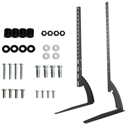 TV Stand Mount, Universal Non-Slip TV Stand Base - Tabletop TV Stand for 32-70 LCD TVs up to 35kg