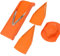 TIKATARER Mandoline Slicer, Manual Vegetable Cutter with Hand Guard, V Blade Mandoline Food Cutter, Stainless Steel Blade, Orange