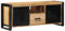 vidaXL Mobile Porta TV 100x30x40 cm in Legno Massello di Mango Grezzo