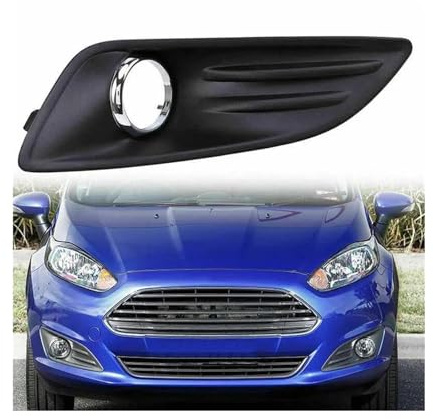 MTVTFECEWG per Ford per Fiesta 2013 2014 2015 2016 Copertura Lampada Luce Fendinebbia Paraurti Anteriore Griglia Telaio Ricambio Lampada Accessori per Auto(Sinistra)