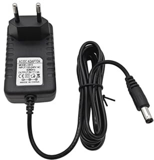 JZK Adaptador de alimentación de CA a CC de 5 V 1,5 A, adaptador de corriente de 5 V, 5 voltios 1500 mA 1 A 0,5 A 0,3 A adaptador de corriente de repuesto, cargador de 1,5 amperios con cable para