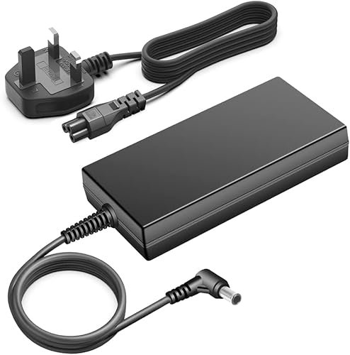 19.5V 6.15A 120W Power Supply Cable Compatible for Sony Bravia TV 50 55 65 HDTV KD65XF7002 KD55XG7002AB KDL-55W829B KDL55W807B KDL55W800C KDL-50W809C KDL-50W800B KD43XG81 Adapter Charger