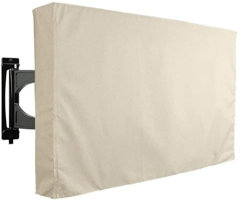 SHENJMAI Outdoor TV Cover TV Cover Garden Patio Outdoor Protect TV Screen Outdoor TV Cover(White,FOR 30-32inch TV)