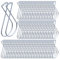 Lot de 30 crochets de plafond en acier à ressort en forme de 8 - pour plafond suspendu, plafond en treillis, faux-plafond - convient pour Noël, bureau, décoration d'intérieur