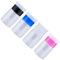 Vaguelly 60ML Refillable Pump Bottles 4pcs Portable Empty Cosmetic Dispenser for Makeup Nail Art and Travel Press Down Design with Lid in Pink Blue and Black Random Color