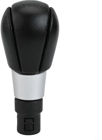 Jonikuper Pomo de palanca de cambios de 5 velocidades para Volvo S60, S80, V70, XC70, XC60, ABS y mezcla de cuero para una sensación de lujo y agarre fuerte (negro)