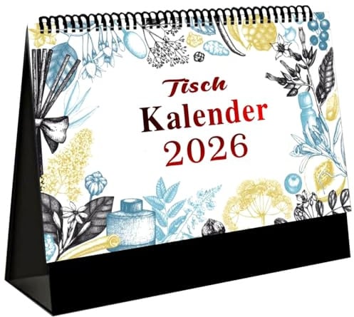 Tischkalender 2026, Kalender 2026 zum Hinstellen, Tischkalender-Planer, Wochen-Planer Stehkalender mit Feiertagen & Ferien（Deutsch）
