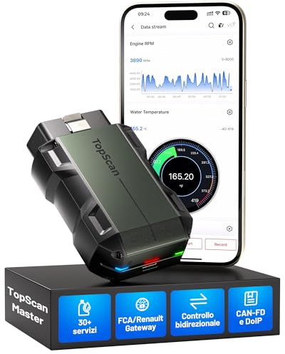 TOPDON TopScan Master Diagnosi Auto, OBD2 Diagnostica Bluetooth