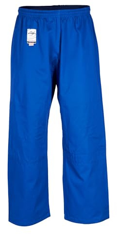 Ju-Sports Judohose 160 to Start Blau I Leichte Judohose mit Gummitbund, Zusatzschnürung & Knieverstärkung I 100% Baumwolle I Auch für Sportarten wie Karate UVM.