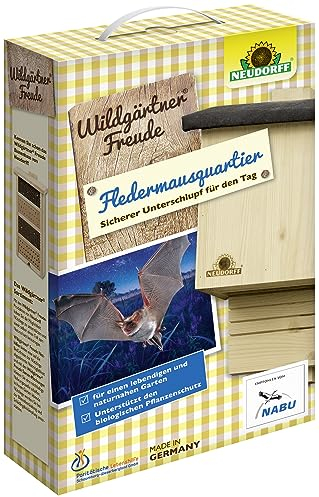 Neudorff Wildgärtner Freude Fledermausquartier fördert den biologischen Pflanzenschutz und einen lebendigen Naturgarten, 1 Stück