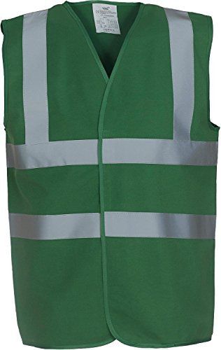 Yoko – Sicherheitsweste – Leibchen– HVW100 – Unisex Damen/Herren Gr. XXL, Vert paramédical