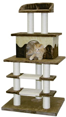 Kerbl Kratzbaum OLYMP, braun/beige 70 x 59 x 136 cm