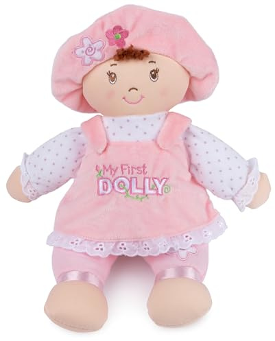 GUND Baby My First Dolly, Plush Doll for Babies and Toddlers, Pink/White, 13”