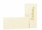Rössler 2051388803 - Kartenpack DIN lang, 20 Stück, Edelbütten, gehämmert, ivory